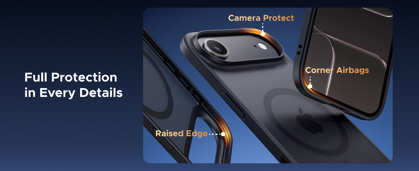 Product advertisement showing multiple views of electronic devices with displays. Dark background with blue lighting and technical interface elements.