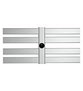 K&KALONZO Electric Towel Warmer, 34.6"*16.5" Wall-Mounted 8-Bar Towel Heater with Built-in Timer,...