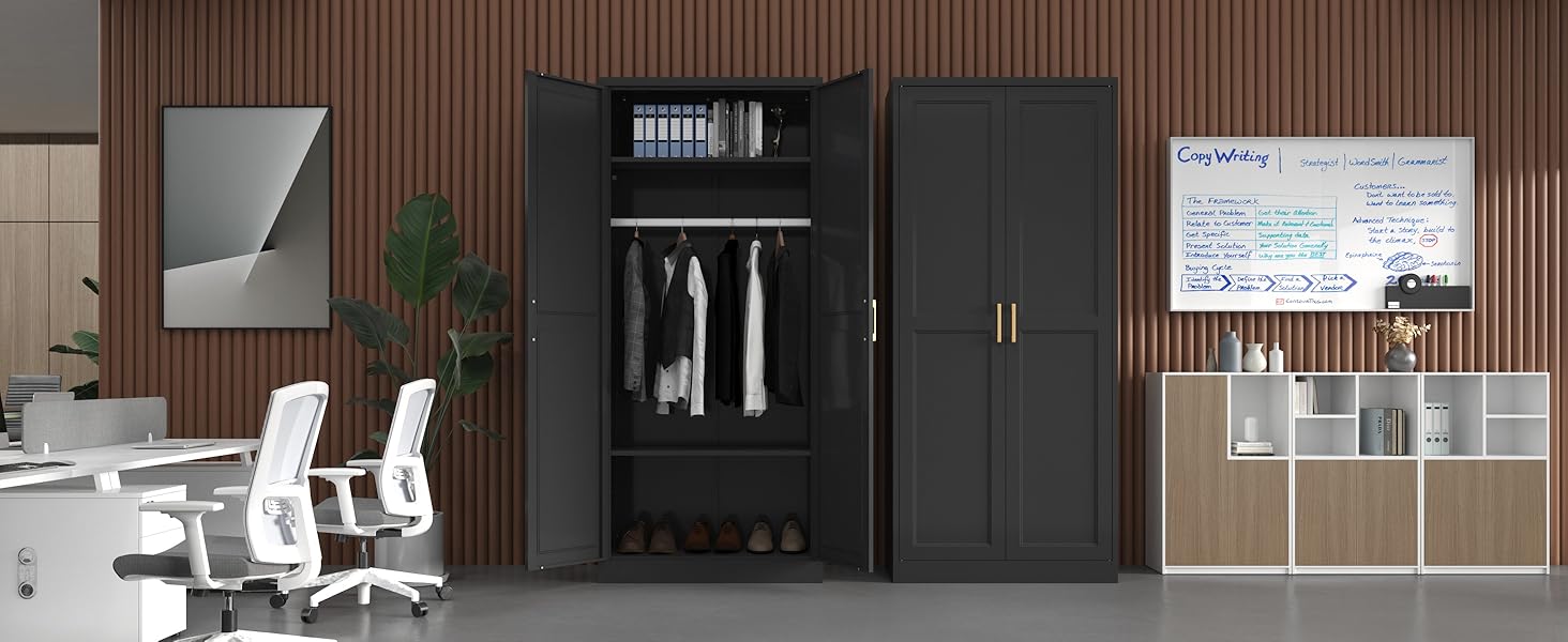 Metal Wardrobe Cabinet