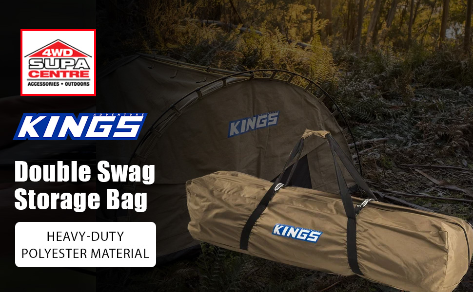 KINGS Double Swag Storage Bag HeavyDuty Polyester Material Water Dust