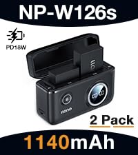 Fujifilm NP-w126S バッテリーllano チャージャ　X100Ⅵ Amazon.com : llano NP-W126S Battery 30W Fast Charger for