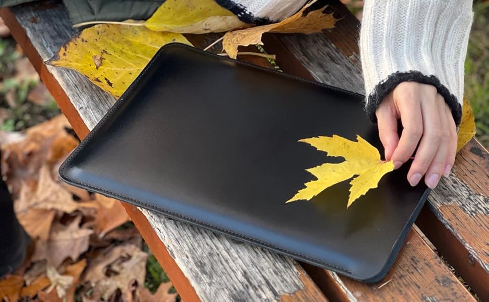 Amazon.com: Genuine Leather Sleeve Case for 13 inch MacBook
