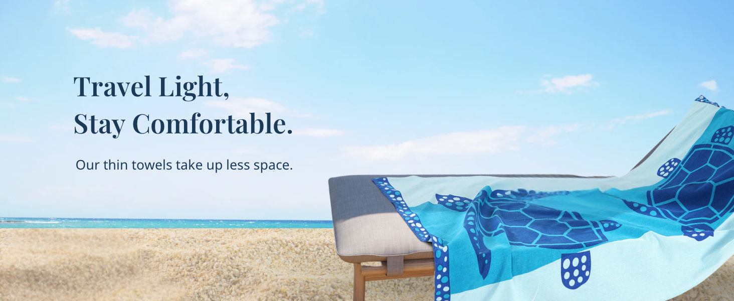 travel towels, personalized towels, thin towels quick drying, beach towel cute, turtle beach towel