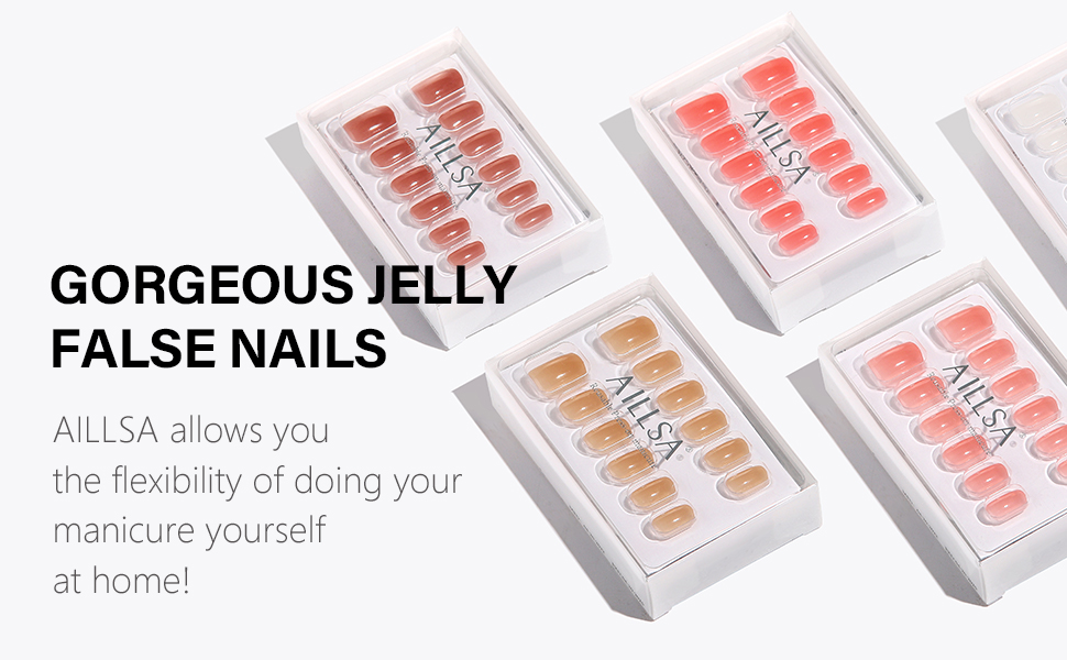 Press on nails fake nails false nails artificial nails glue on nails for women girls