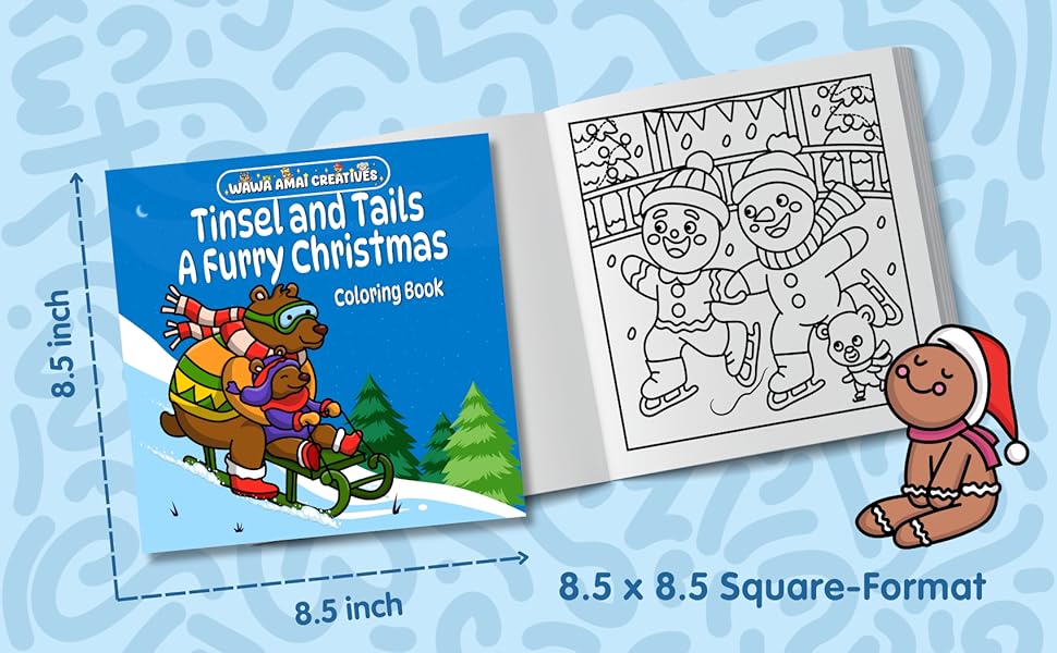 8.5 by 8.5 inch format