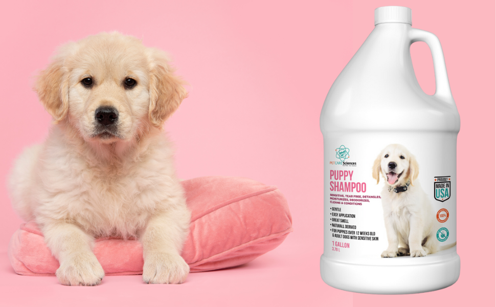 PET CARE Sciences 1 Gallon Tearless Puppy Shampoo and