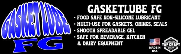 non-silicone gasket grease, food grade lubricant, keg lube, petro gel, taylor lube
