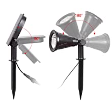Adjustable Light & Solar Panel 