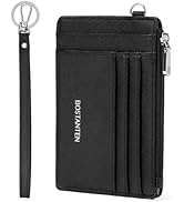 BOSTANTEN Small Wallet For Women RFID Leather Credit Card Holder Slim Wristlet Keychain Wallet Wi...