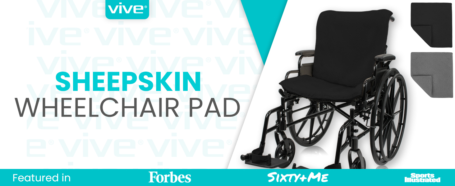 Sheepskin Wheelchair Pad Cushion - Back And Seat Cushion, wheelchair accessories