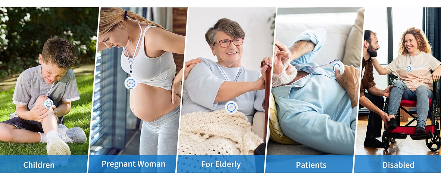 SINGCALL Tuya WiFi Smart SOS caregiver calling system