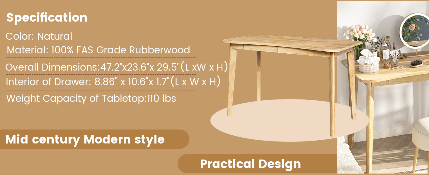 small writing desk
