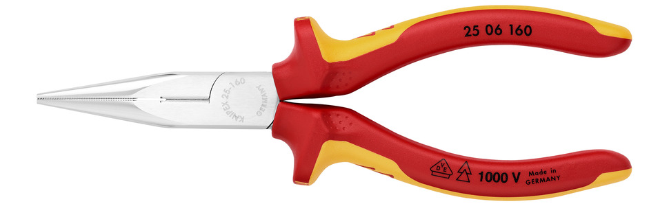 KNIPEX - 25 06 160 Tools - Long Nose Pliers With Cutter