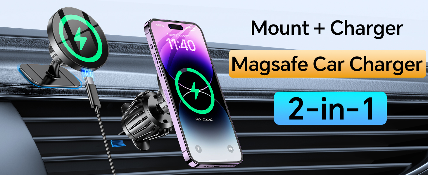 MagSafe Car Mount Charger