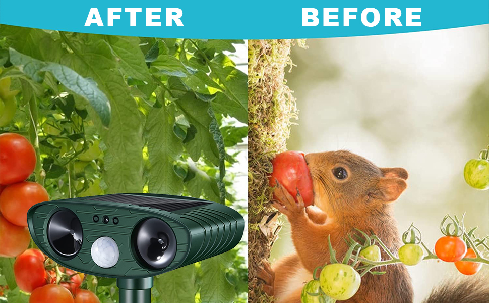 Kimroxi Cat Deterrents for Gardens Motion Activated Cat Scarers that