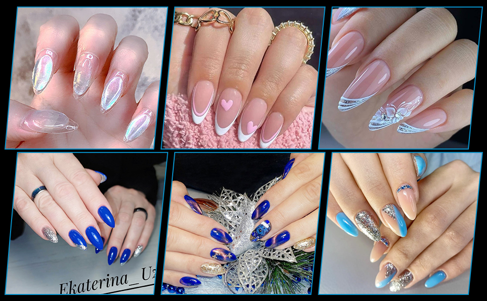 Mandelförmige Nagelspitzen