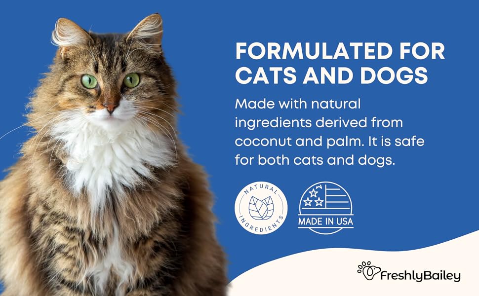 Freshly Bailey Dog Detangler Spray Pet Detangling Spray for Cats & Dogs Natural