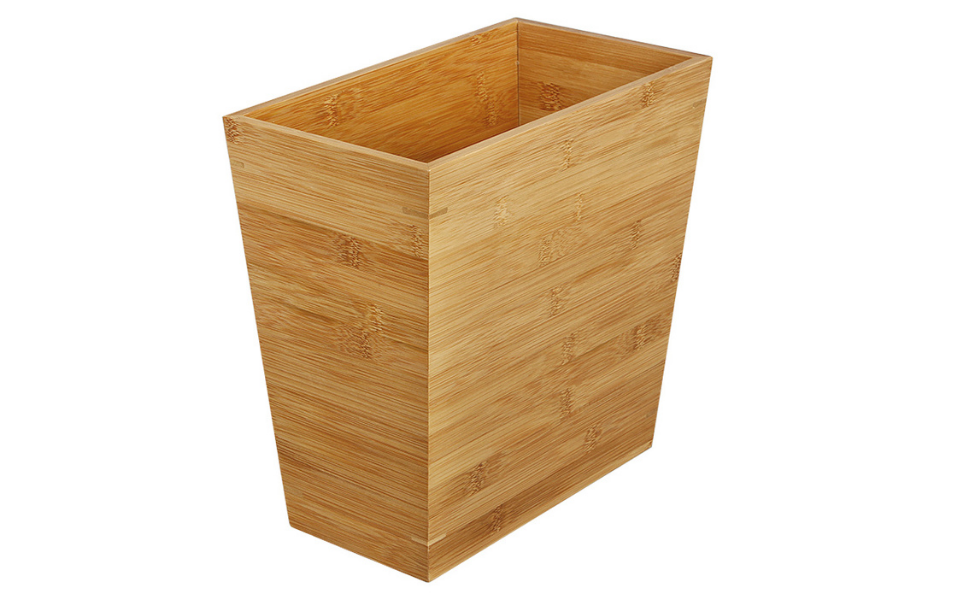 Woodluv Slimline Rubbish Waste Paper Bin Amazon.co.uk Home & Kitchen