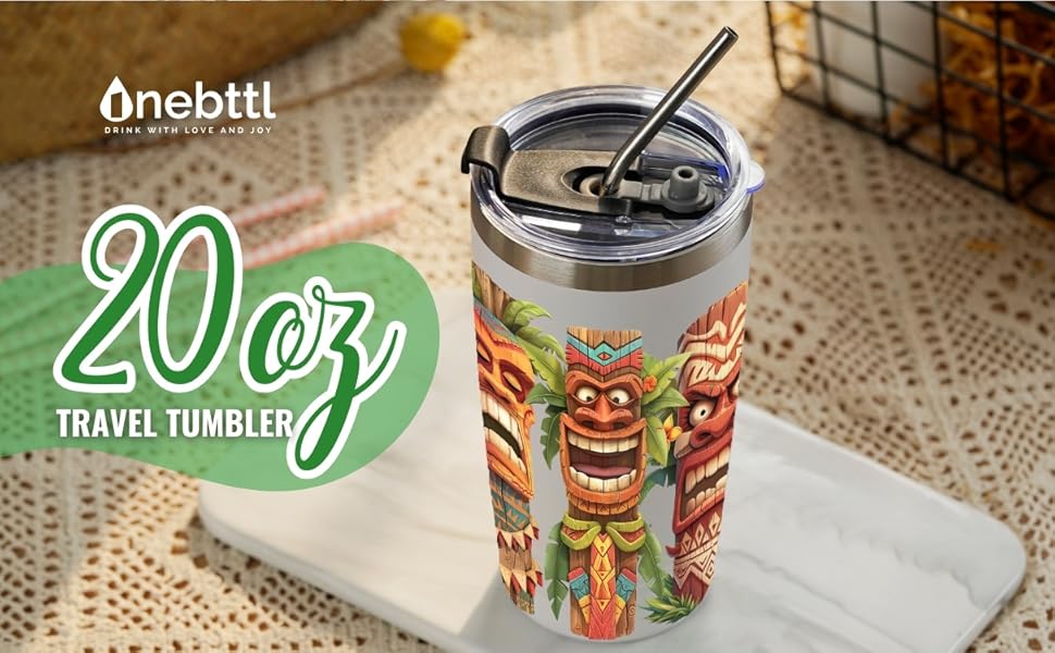 Onebttl Tiki Gifts for Tiki Lovers,Cocktail Lover and