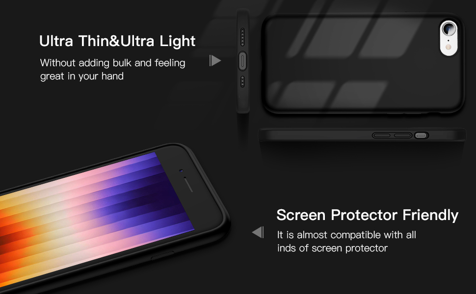 xiwxi for iPhone SE Case 2022/3rd/2020,iPhone 8/7 Case,with