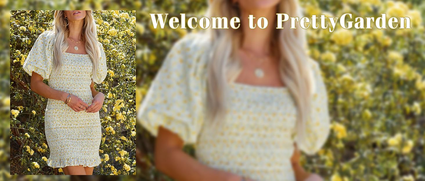 PRETTYGARDEN  dresses women summer dresses for women 2024 wedding guest dress