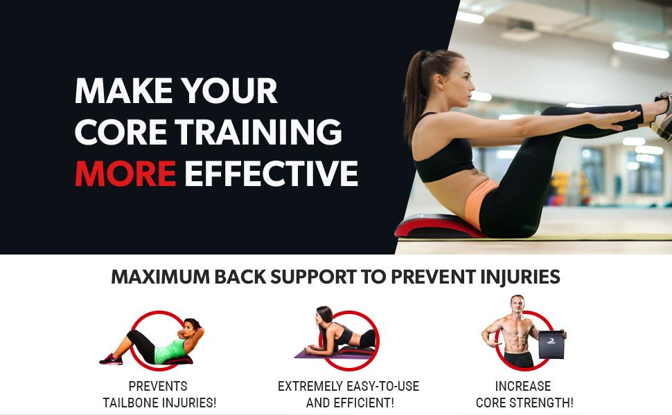 DMoose Ab Mat for Abdominal & Core Trainer Exerciser Mat Provides