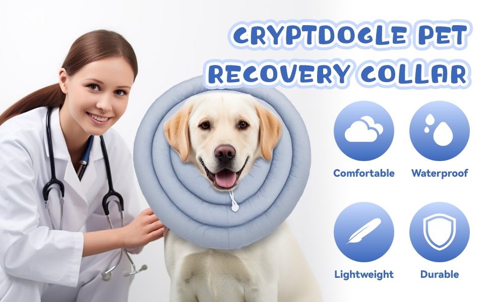 Dog Cone,Dog Cones for Large Dogs Alternative After