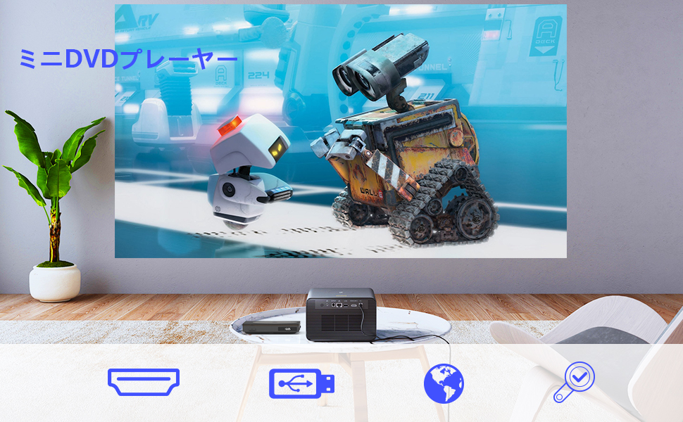 Amazon | スーパーミニDVD CDプレーヤー 内臓スピーカー付き