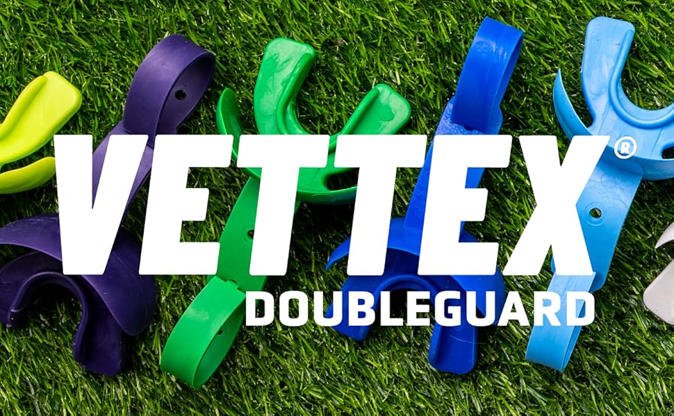 Markwort Vettex Doubleguard Mouthguard for Football, Lacrosse, MMA, Boxing, Braces