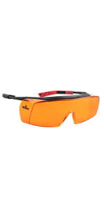 glasses safety light blue over eyeglasses uvex blocking shooting men block