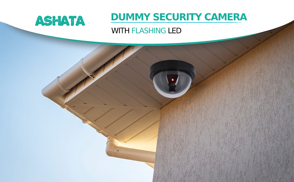 Fake Security Camera, MR-02Y Dummy Fake Dome Surveillance Security Camera Simulated Decoy Camera