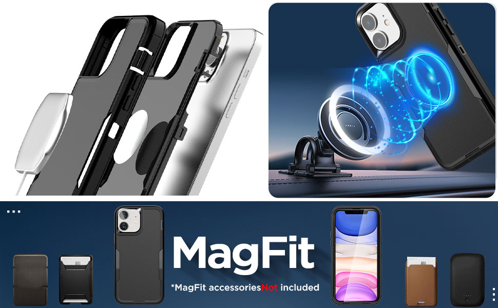 AICase Belt Clip Case for iPhone 11 with Magsafe,Heavy Duty 2Layer Pocket