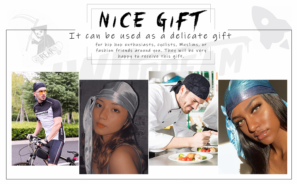 stylish long tail pirate hat