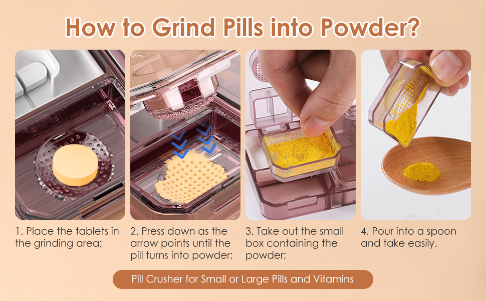 Trituradora de píldoras