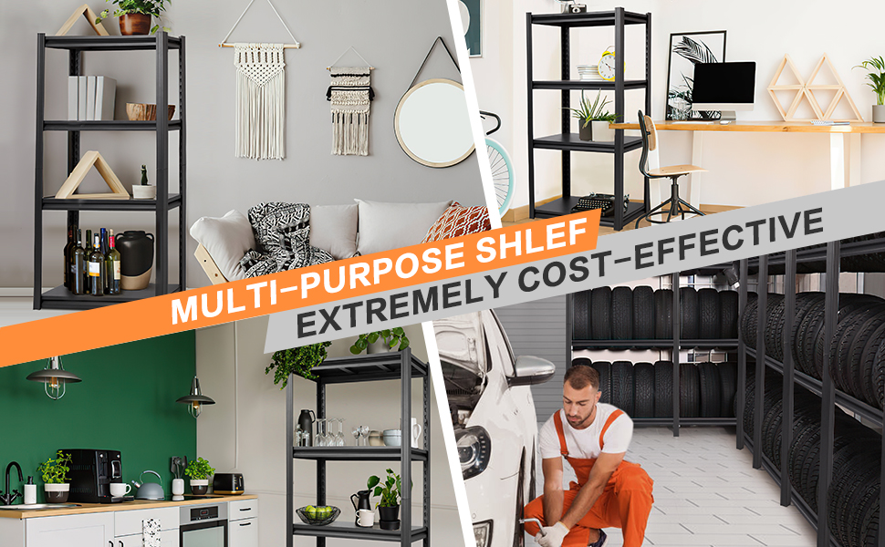 Raybee Garage Shelving Heavy Duty Garage Storage Shelves