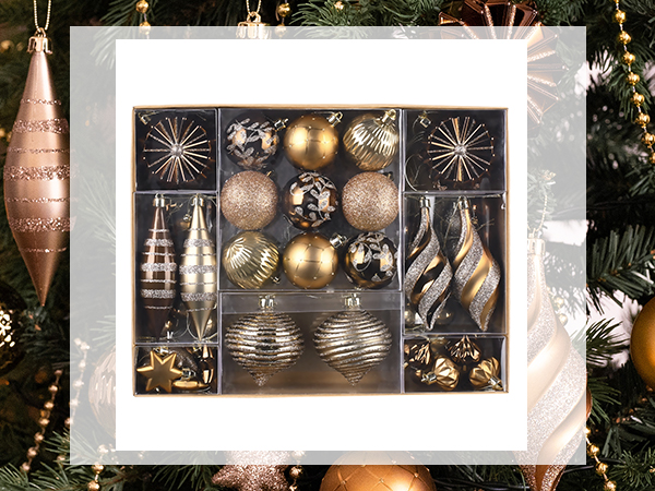 Amazon.co.jp: Valery Madelyn 北欧風 クリスマス ボール オーナメント