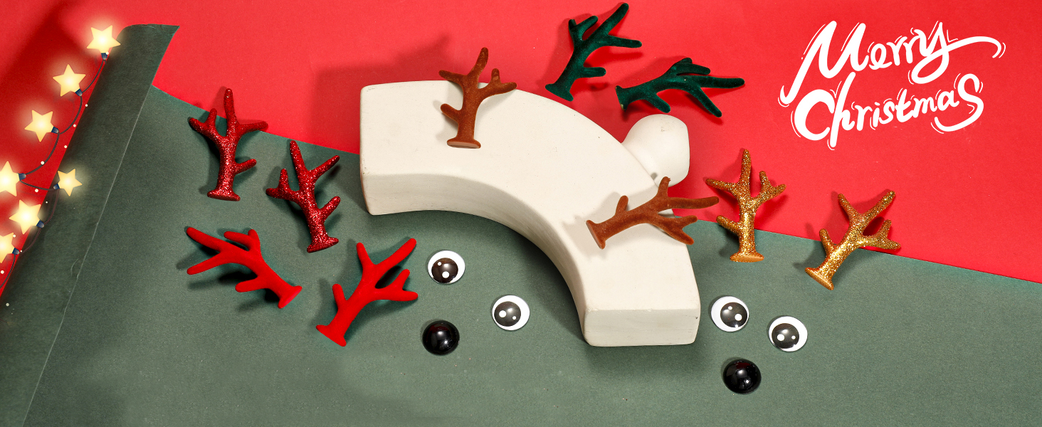 christmas reindeer anlters charms