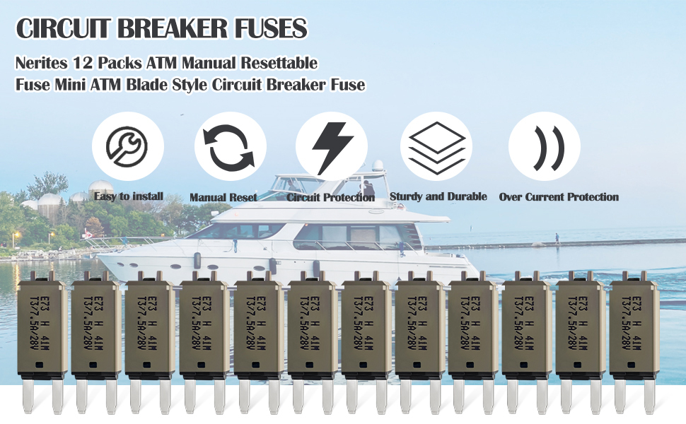 Circuit Breaker Fuse mini car fuse  7.5A 