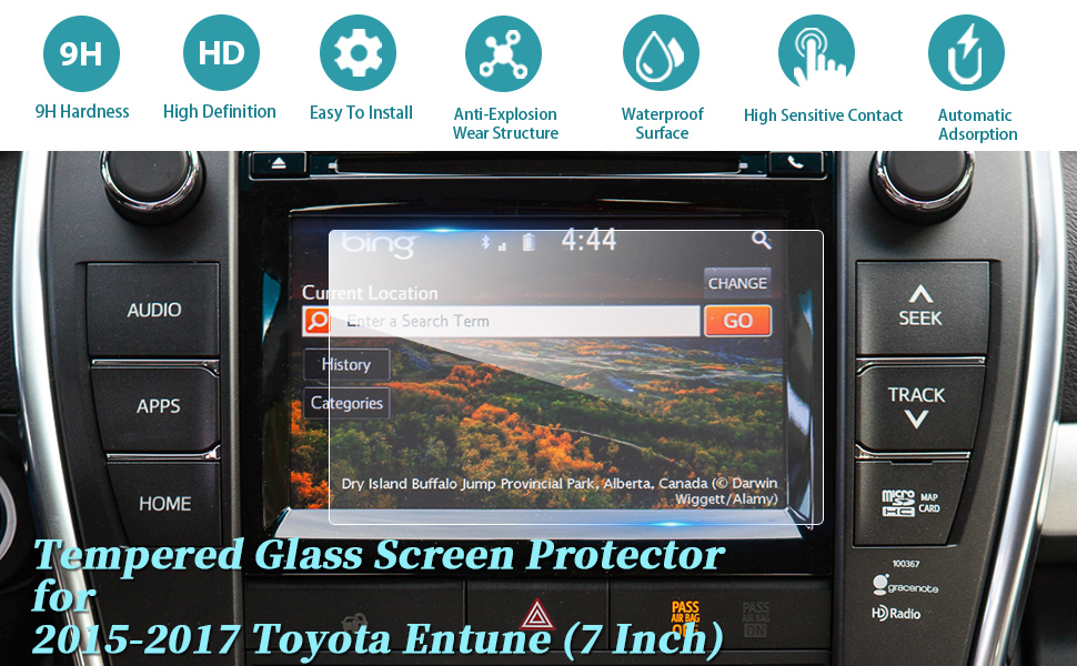 LFOTPP Car Navigation Screen Protector for 20152017 Toyoat