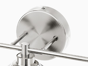 brushed nickel vanity light