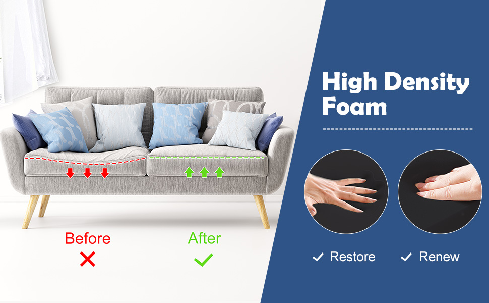 High-Density Foam Couch Sofa Seat Support - Repair and Replace Sagging Seats for Sofa Couch Loveseat and Chair
| 20" F42c3f5a 6497 4b03 83ce 1d9f980f7f8a. CR0,0,970,600 PT0 SX970 V1
