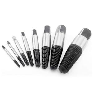 BTSHUB 8pcs Damaged and Stripped Screw Extractor Set