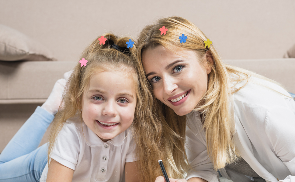 Mini Flower Hair Clips