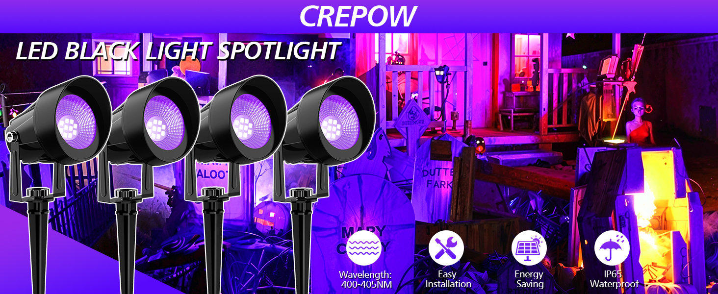 halloween black lights