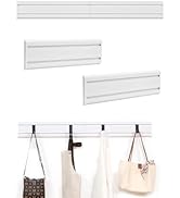 FRAYSCENT Garage Tool Organizer Wall Mount Slat Wall Paneling Yard Tool Storage for Garage, Bike ...