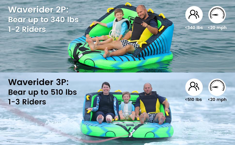 1-3 Person Towable tube