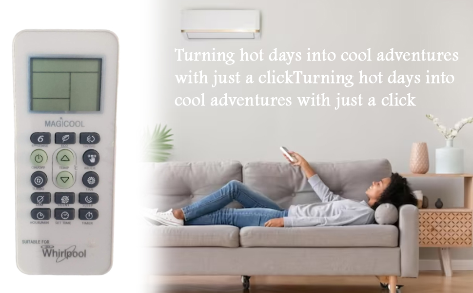 Buy ANM Magicool AC Remote Control Compatible for Whirlpool Inverter AC