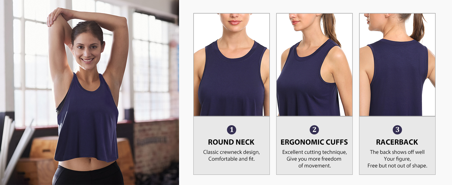 Flowy Crop Tank for Women