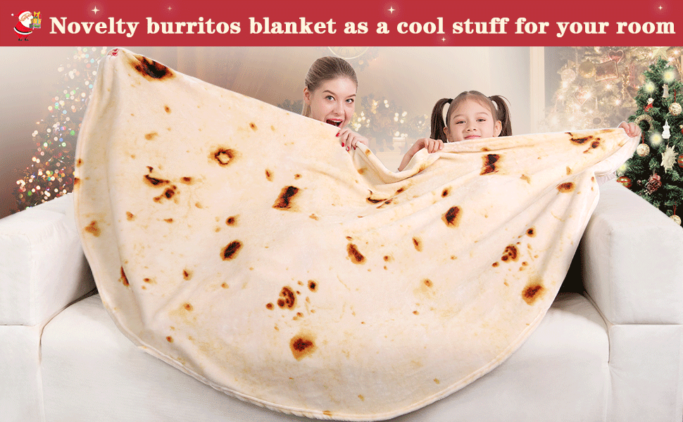 mermaker Burritos Tortilla Blanket 2.0 Double Sided 80