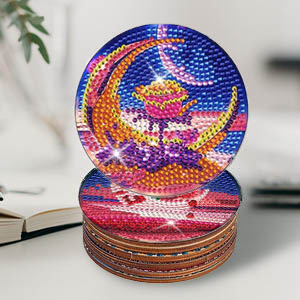 Amazon.co.jp: ダイヤモンド アート コースター 8 個